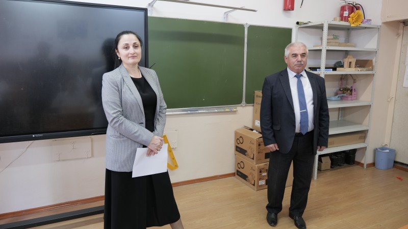 Встреча специалистов Комитета по ветеринарии РД с учениками