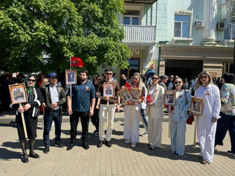 Специалисты ветеринарной службы приняли участие в акции «Бессмертный полк»