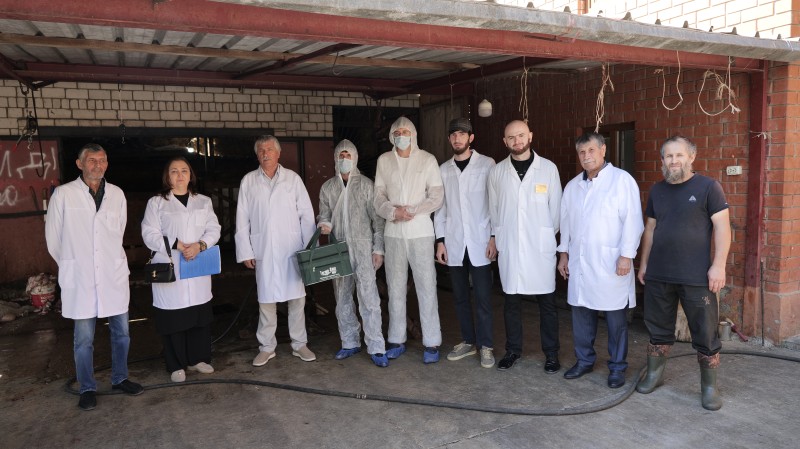 В Махачкале прошли учения по ликвидации условного очага чумы мелких жвачных животных