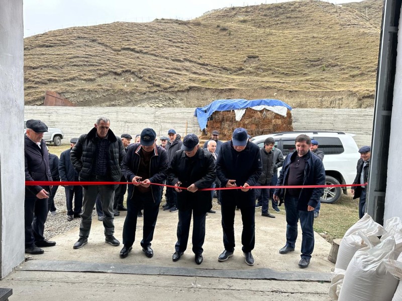 В Гумбетовском районе открыли зернохранилище
