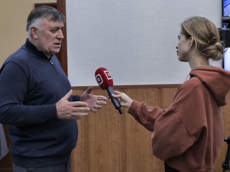 Интервью телеканалу РГВК «Дагестан» по вопросам обращения с животными без владельцев в республике