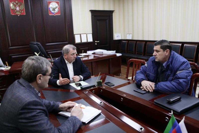 Совещание в администрации Агульского района