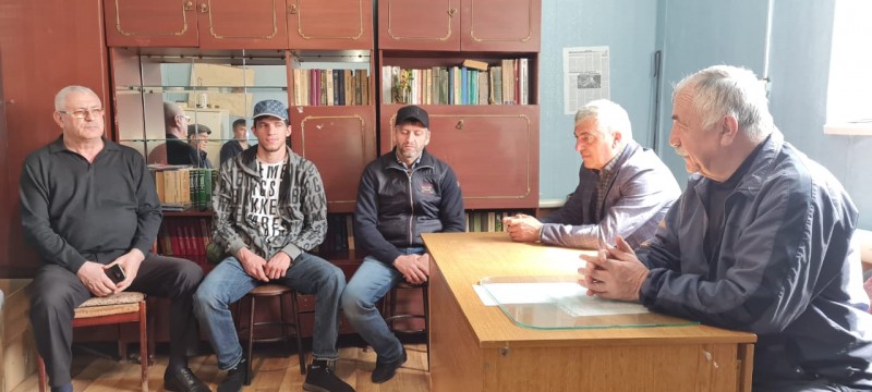 Совещание в северном Дагестане