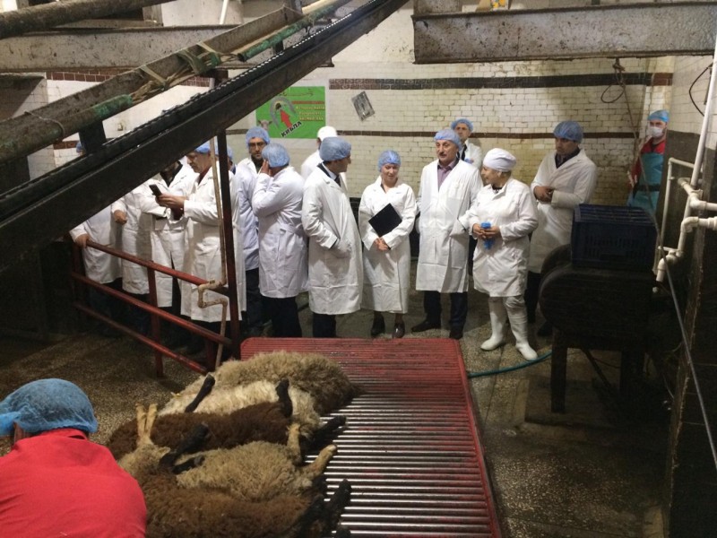 Махачкалинский мясокомбинат проинспектировали специалисты ветеринарной службы Ирана