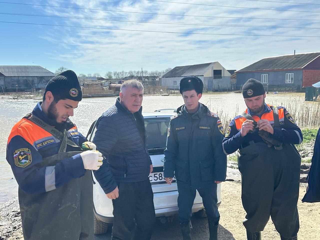 Магомед Шапиев осмотрел ход работ по сбору и вывозу павших животных